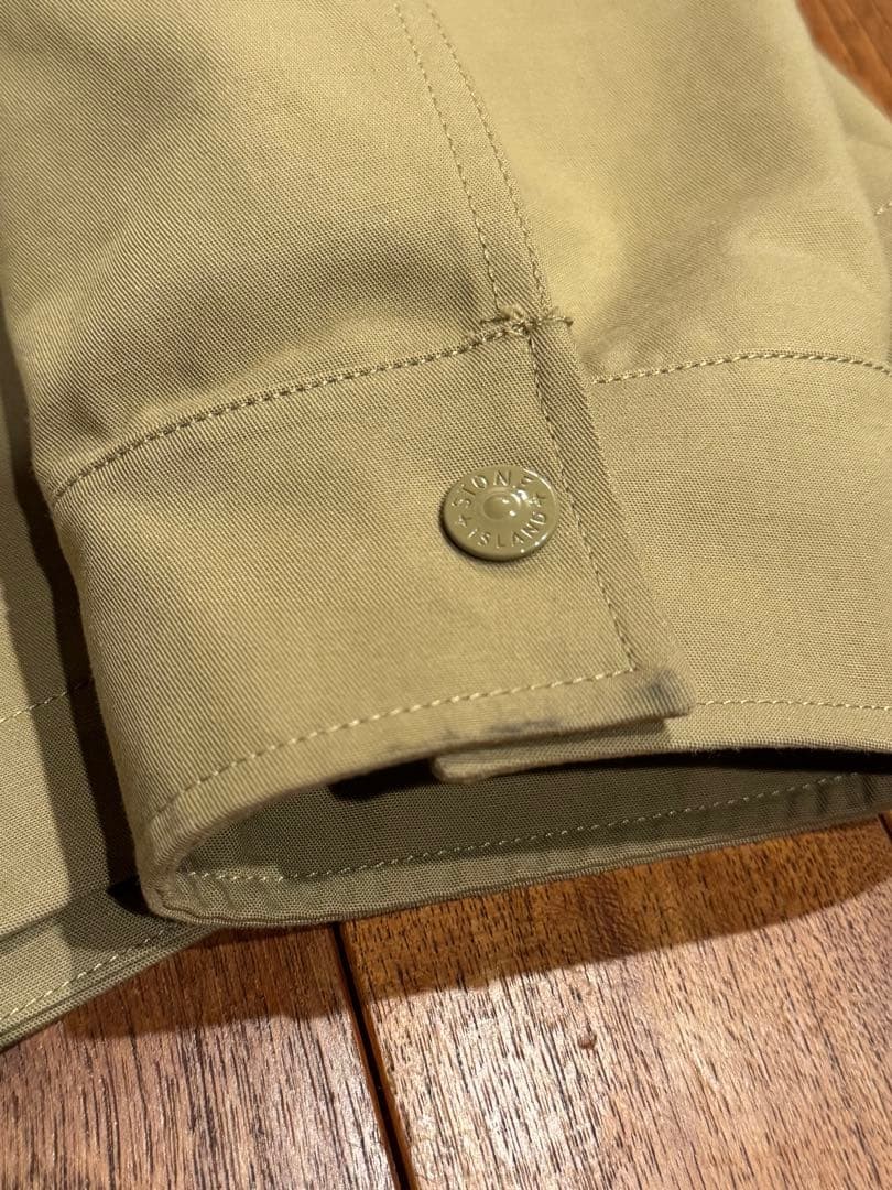 Stone Island Ghost Piece 23AW Gabardine Doppio Zip Jacket Beige L - product detail image 20