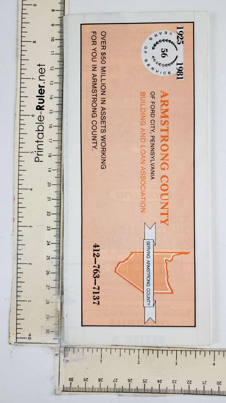 1981 Pennsylvania PA Armstrong County Kittanning Ford City Vintage ...
