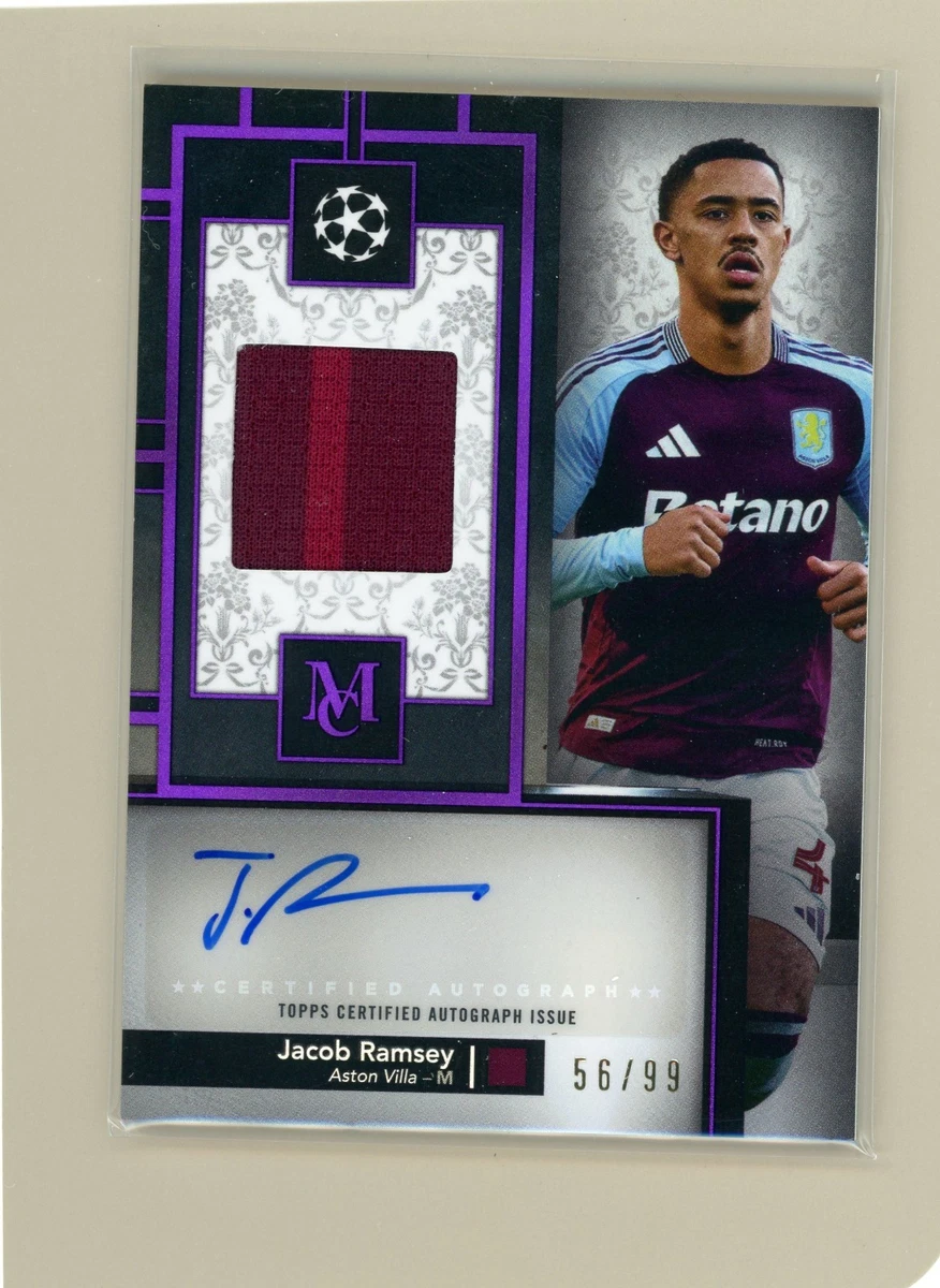 Soccer Aston Villa Autographed Sports Trading Cards & Accessories