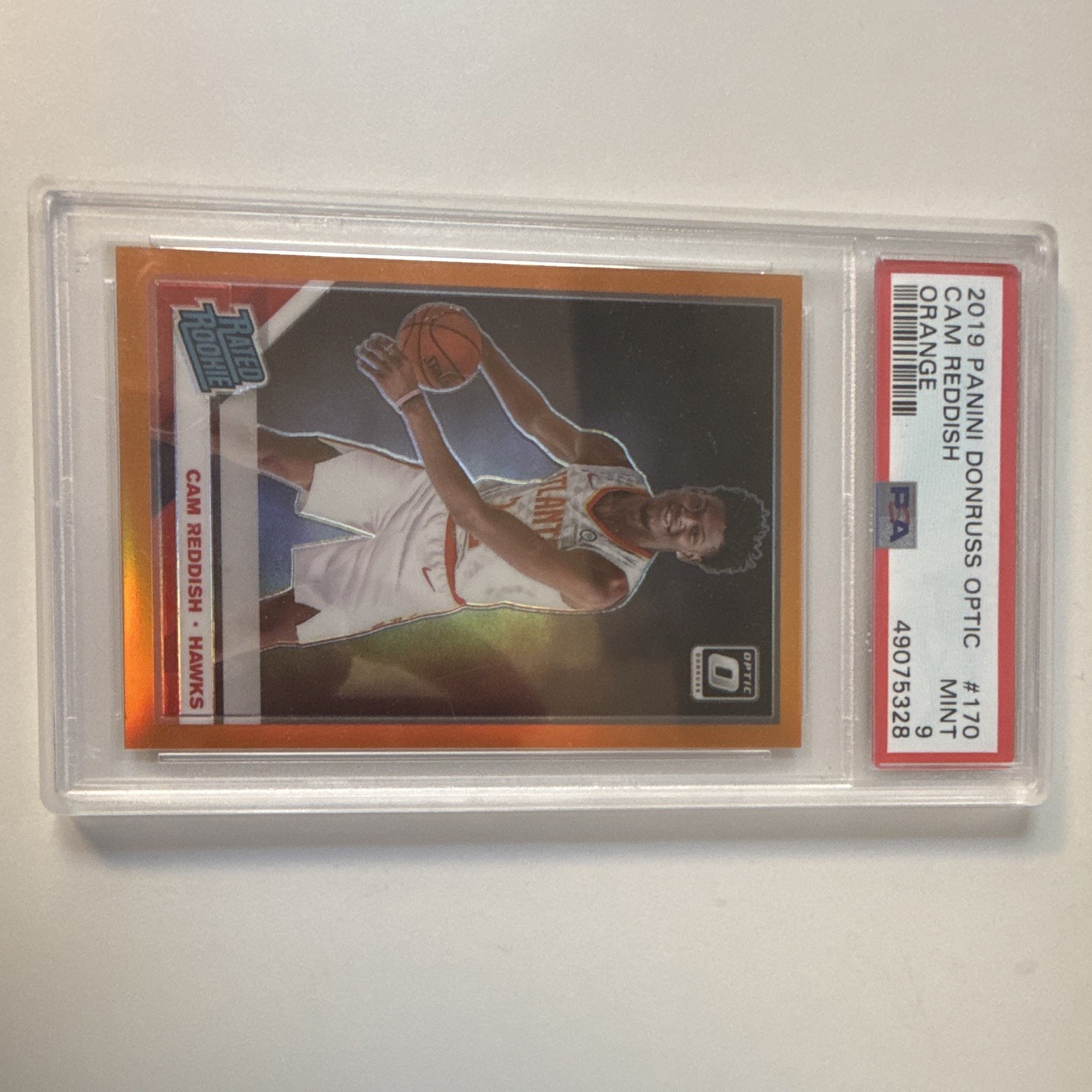 Panini Donruss Optic 2019-20 Cam Reddish RC Rated Rookie Orange Prizm /199