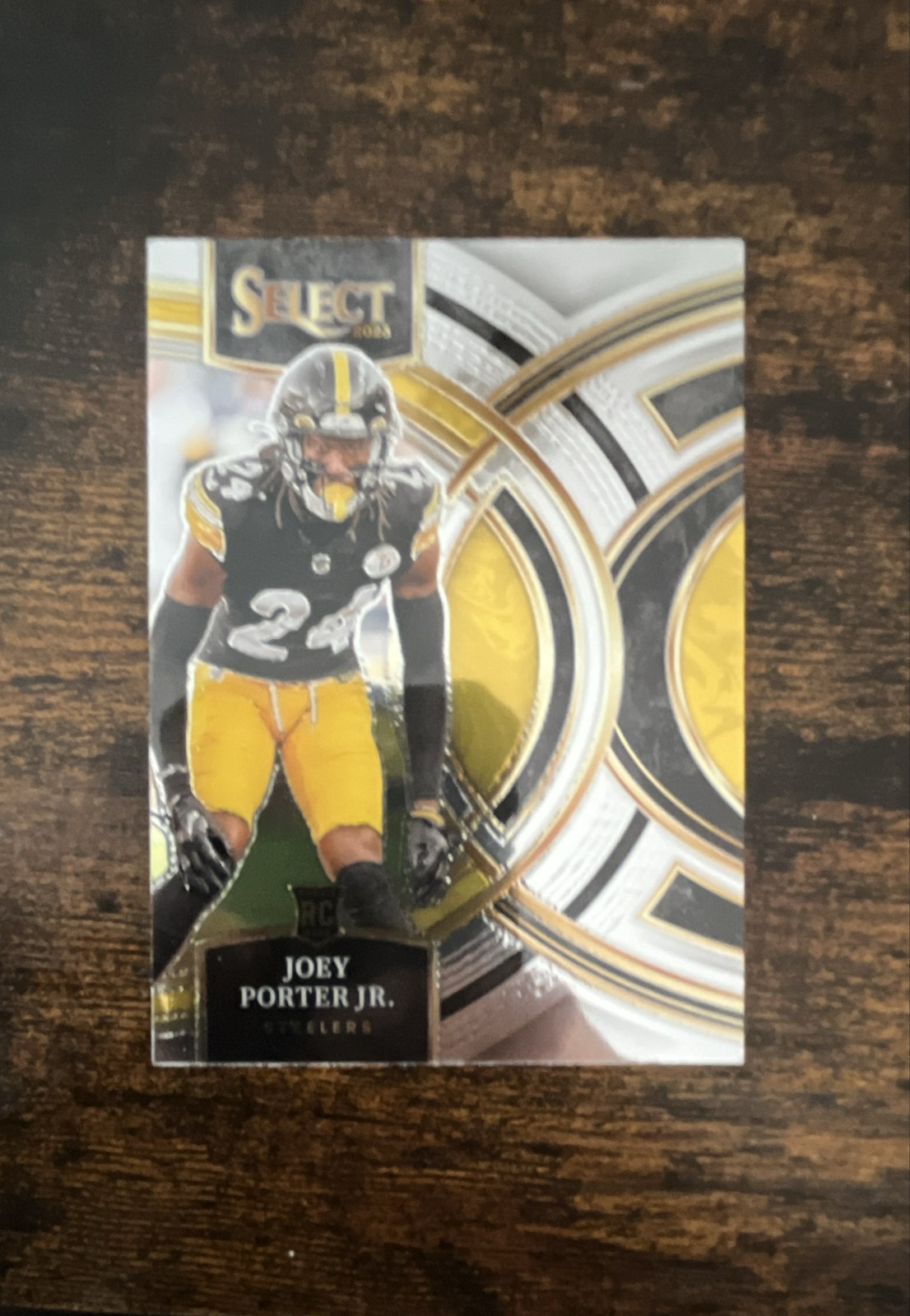 2023 Panini Select - Premier Level Joey Porter Jr. #179 Silver Prizm (RC)