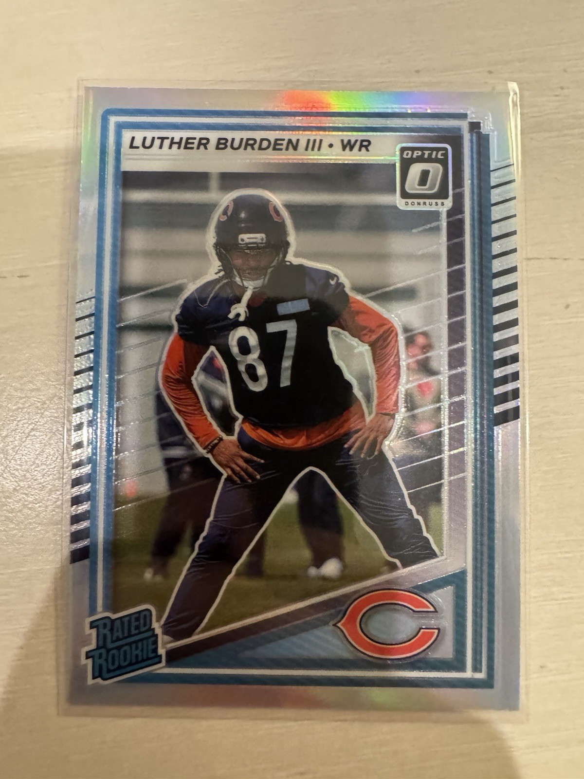 2025 Panini Donruss - Luther Burden III - Optic Rated Rookies Preview Holo #395