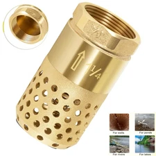 Foot Valve for Well Pump,1-1/4" Female NPT Check Valve Fit for Water Pump System