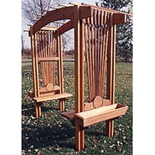 Woodcraft Project Paper Plan to Build Sunburst Arbor