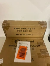 Amgood 17"x15" Stainless Steel Wall Hand Sink w/ Gooseneck Faucet