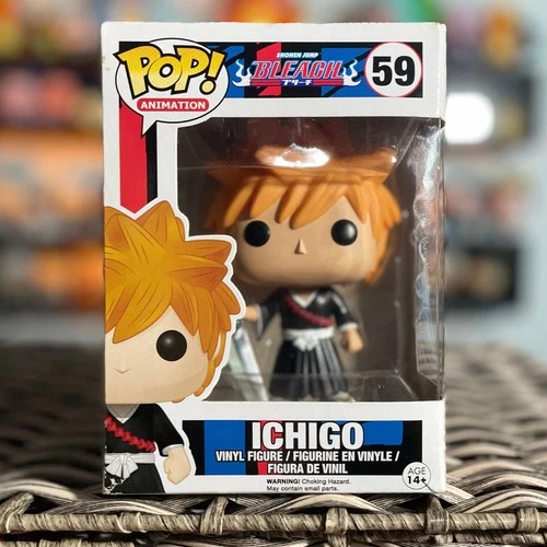 Funko POP! Animation - Ichigo Kurosaki #59 - Bleach Vinyl Figure (DAMAGED BOX)