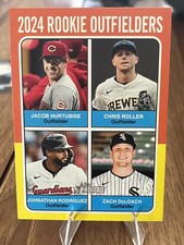2024 Topps Heritage High Number - Quad Rookies Zach DeLoach, Jacob Hurtubise,...