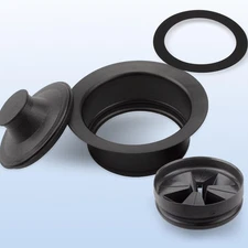 Garbage Disposal Sink Flange Kit with Garbage Disposal Stopper and Splash Gua...
