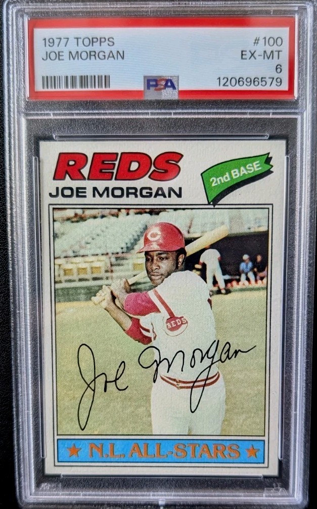 1977 Topps Joe Morgan NL All-Star #100 PSA 6 EX-MT Cincinnati Reds HOF 2b
