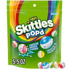 SKITTLES POPD Sour Freeze Dried Candy   5.5 o...
