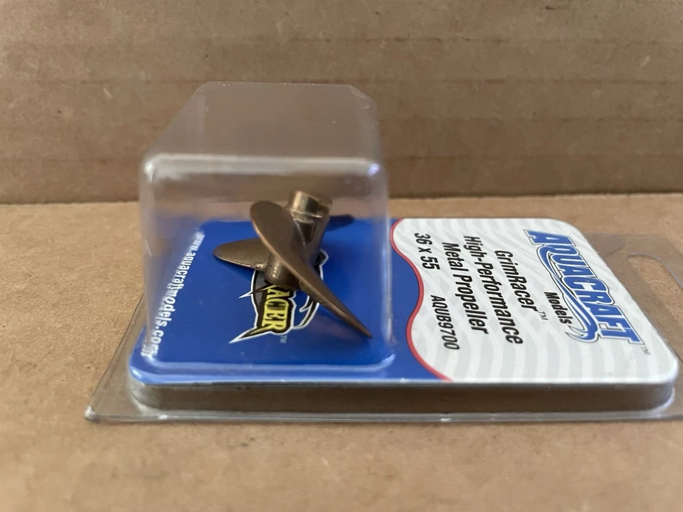 AQUACRAFT MODELS GrimRacer High-Performance Metal Propeller 36 x 55 w/ Box #5 - Image 2 of 4