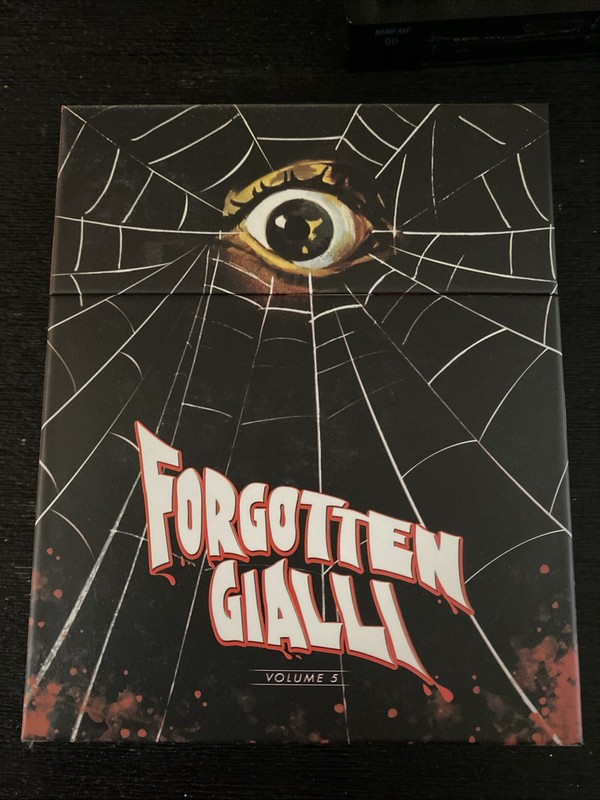 FORGOTTEN GIALLI VOL 5 BLU-RAY + BOXSET VINEGAR SYNDROME SLIPBOX 3-FILM RARE OOP