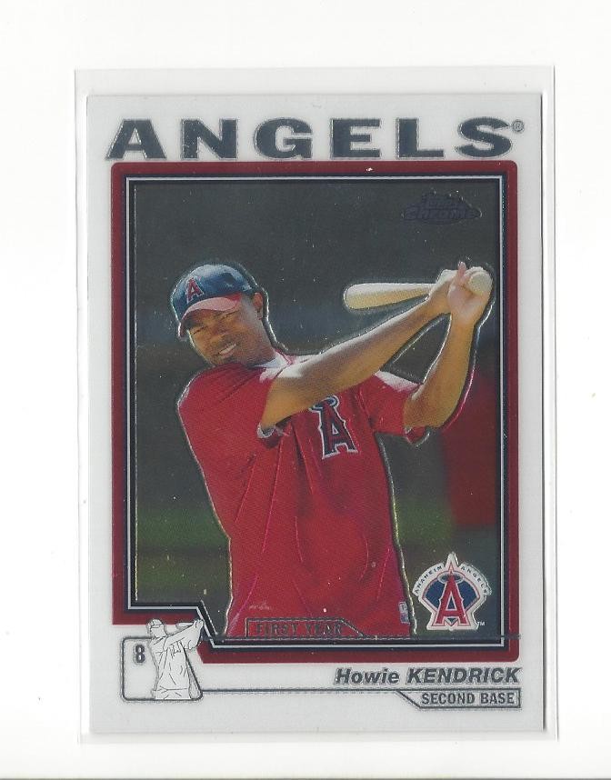 Howie Kendrick #T154 Baseball Cards 2004 Topps Chrome Traded trading card — raw and PSA graded price guide