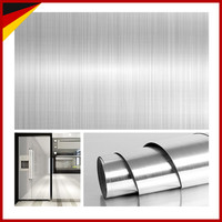 Edelstahl Klebefolie Selbstklebend 40Cm X 2M FüR KüChe MöBel Renovierung