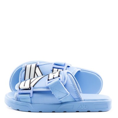 KAPPA AUTHENTIC JPN MITEL SANDAL UNISEX MEN 4 = WOMEN 5.5 SHOES BLUE/WHITE/B NEW
