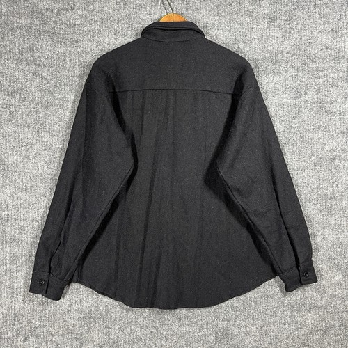 VINTAGE CPO Shirt Mens Size Large Wool Shacket US Navy Sears Kings Road - Picture 8 of 14