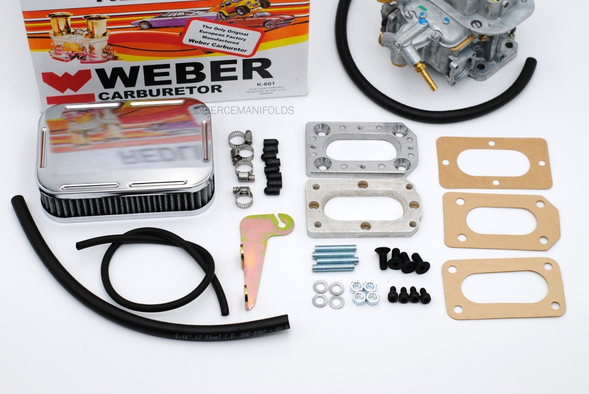 WEBER 32/36 DGAV WATER CHOKE CARB CONVERSION FOR SUZUKI SAMURAI