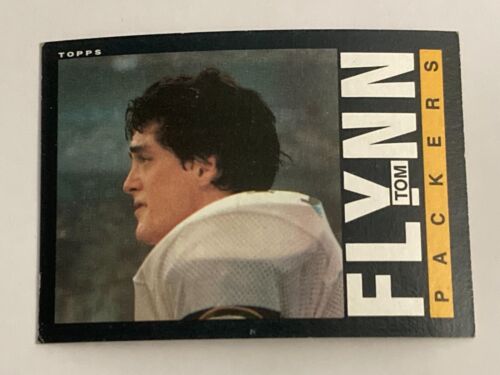 ⭐ TOM FLYNN RC ⭐ 1985 TOPPS #70 rookie card - Pitt / Green Bay Packers