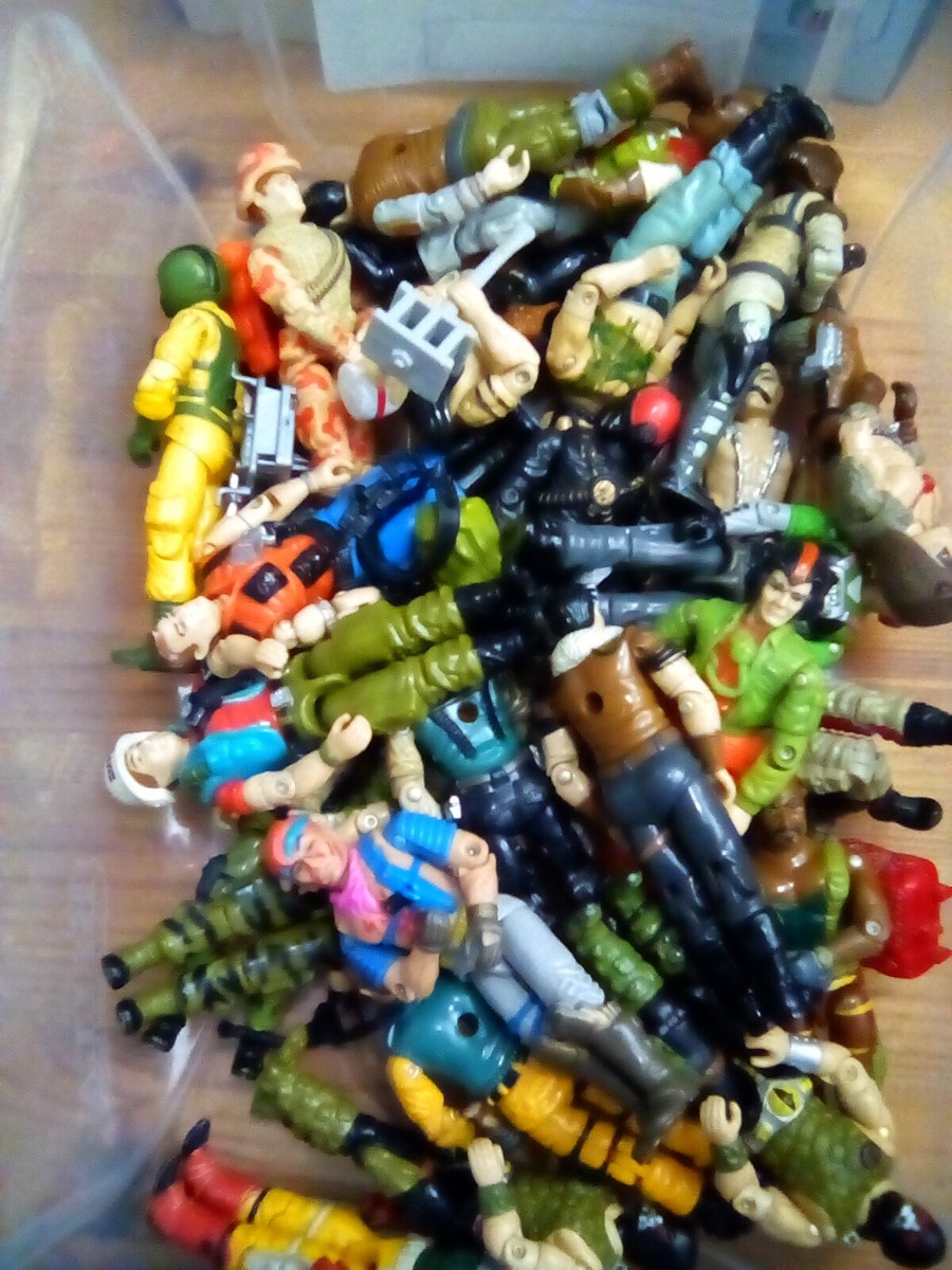 G.I. Joe アクションフィギュア 3体セット GI JOE Action Figure Lot OF 3 Vintage Hasbro 80's and 90's