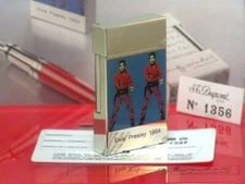 Andy Warhol S.T.Dupont Line 2 Gas Lighter Limited Elvis Presley Smoking Goods