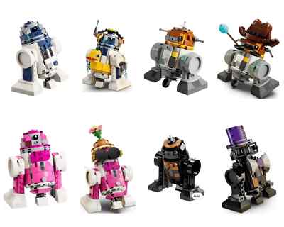 LEGO Star Wars 75392 Creative Play Droid Builder R2-D2, QT-KT, CHOPPER, R5-J2