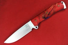 2016 Busse Custom Boss Street .225" Satin INFI, Full Red Spalted Maple Handle