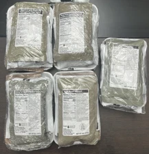 MRE Chef 5 Minute Meals Inspection 5 Meals Camping Individual Single Meals