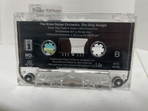 The Brian Setzer Orchestra “The Dirty Boogie” Cassette Tape - Picture 3 of 3