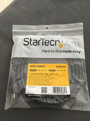 STARTECH.COM 2m High Speed HDMI Cable Ultra HD 4k x 2k HDMI Cable HDMI to HDMI M