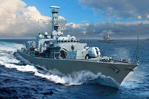Coche De Guerra Para Construir Kit De Montaje HMS FRIGATE WESTMINSTER 1...