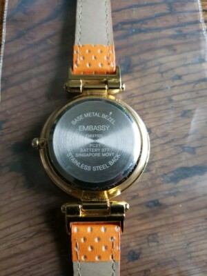 Embassy Quartz Ladies Watch EM3581L MOP Face Silver Tone  display picture 2