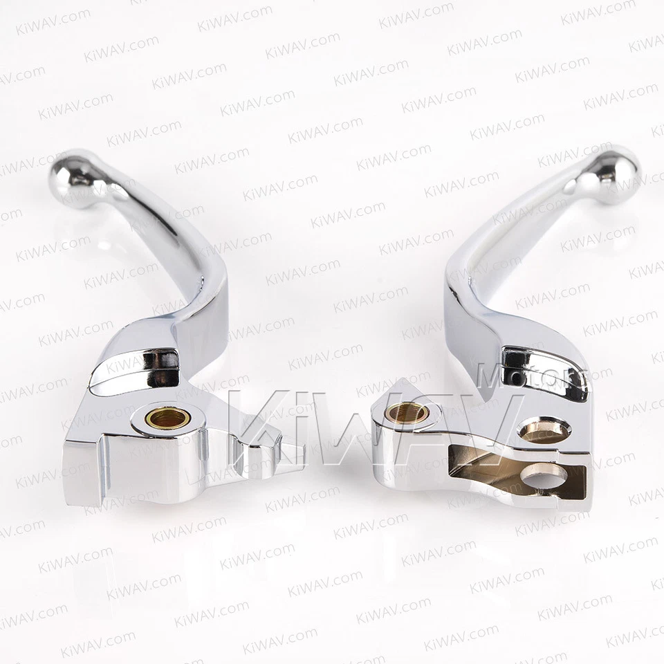 Palanca embrague freno control manual aluminio fundido cromo para Harley Sportster '14 Foto 2 de 4