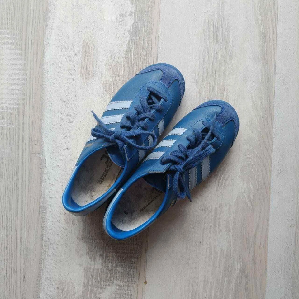 RARO De Colección Años 70-80 Adidas Zurich Zapatos Entrenadores - Reino Unido 5 - Hecho en Yugoslavia Foto 3 de 4