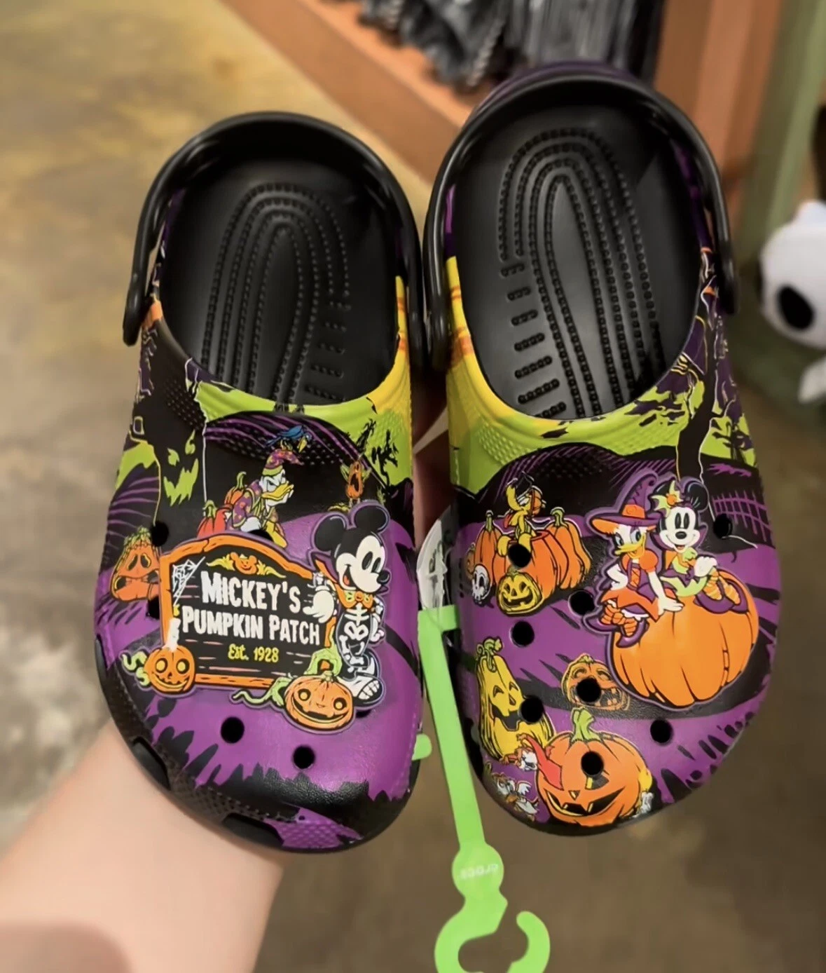 Disney Parks Halloween 2024 Mickey’s Pumpkin Patch Adult Clogs