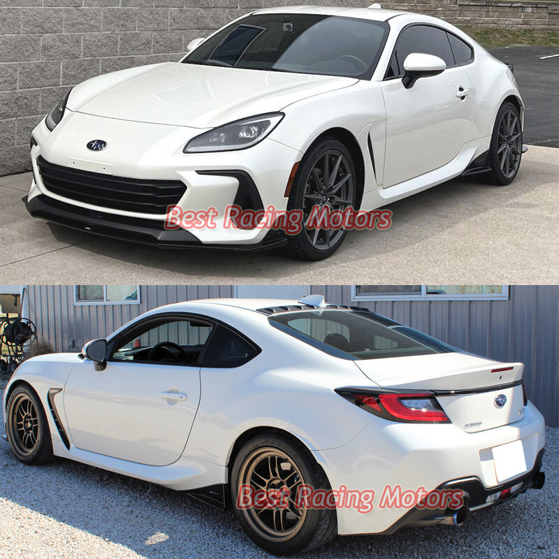 BRZ STI サイド、リアセット For 2022-2025 Subaru BRZ / Toyota GR86 STi Style Rear Spat Side