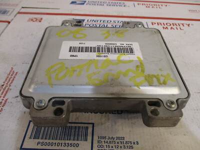   2008 GRAND PRIX ECM ENGINE CONTROL MODULE COMPUTER PCM ECU POWER UNIT 3.8L