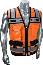 Radians SV65-2ZOM-M Industrial Safety Vest, Orange, Medium, Large