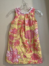 Pre-Owned Lily Pulitzer Girls Floral Sleeveless Dress Size 8
