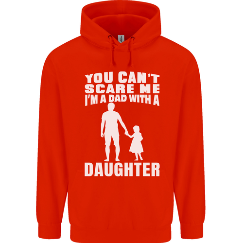 Dad With a Daughter Funny Fathers Day Mens 80% Cotton Hoodie - Picture 12 of 29