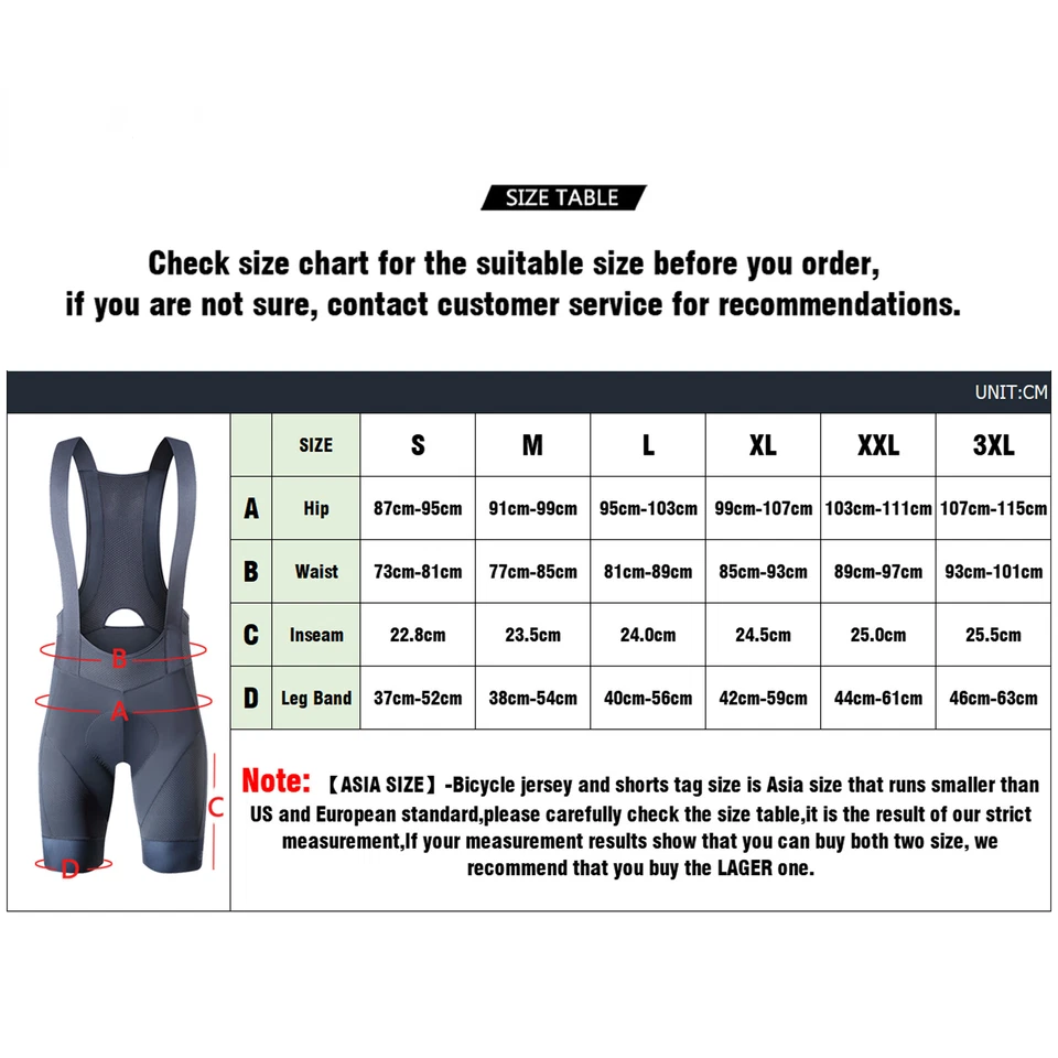 Culotte con tirantes acolchado para ciclismo para hombre ropa al aire libre bicicleta ciclismo montar Foto 2 de 4