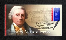 2024 Continental Congress Forever Stamp FDC: Henry Middleton: Cachets Ciccolella