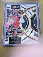 2024 Panini Select WNBA - Premier Level Brittney Sykes #106 Silver Prizm Mystics