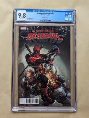 Despicable Deadpool #287 Vol 1 Comic Book - CGC 9.8 - Clayton Crain Variant