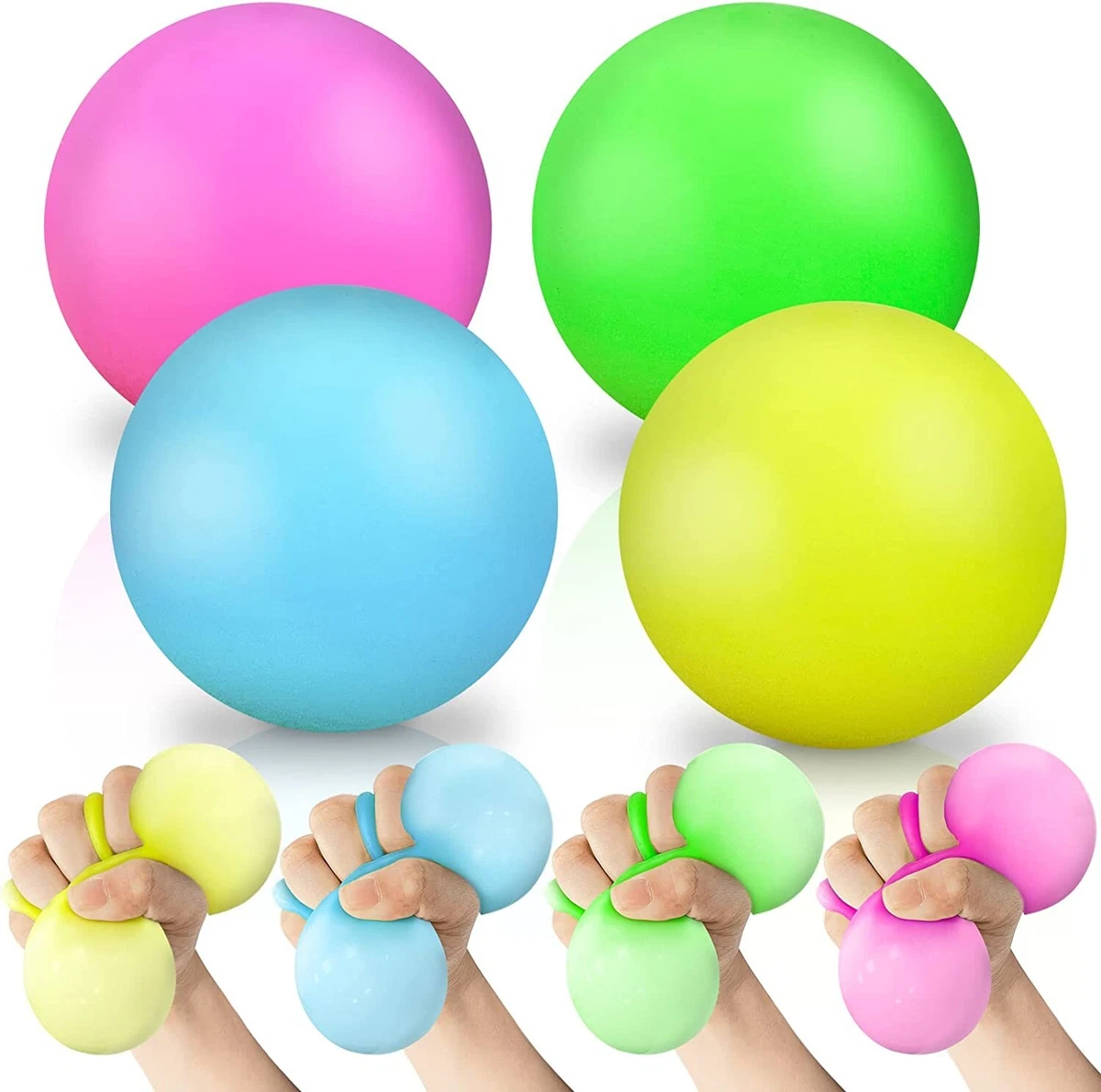 Squishy ball with store little balls inside
