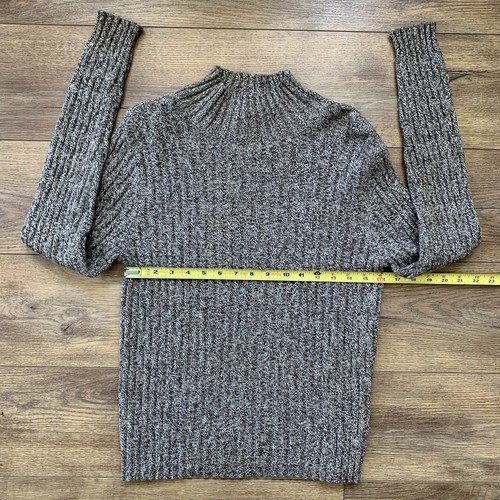 Pendleton Damen mittelbraun Kaschmir Wollmischung Strick Stehkragen gerippt Pullover - Bild 7 von 10