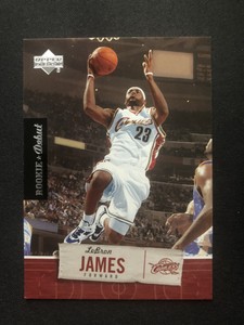 lebron james upper deck rookie debut card
