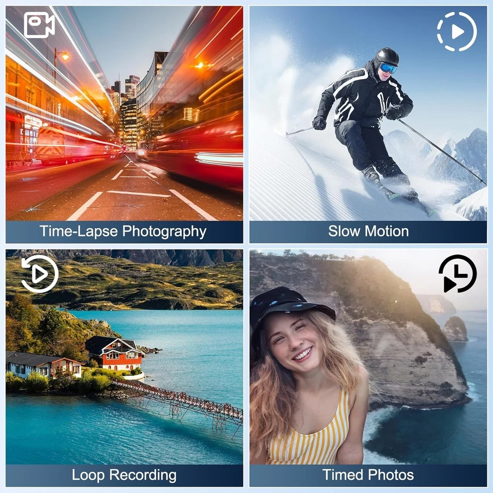 Video Camera Camcorder 4K WiFi 48MP Vlogging Camera for YouTube with Microphone - Image 4 of 4