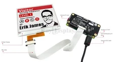Red 4.2 inch e-Paper Display Panel w/Raspberry Pi HAT,e-Ink Screen 400x300 