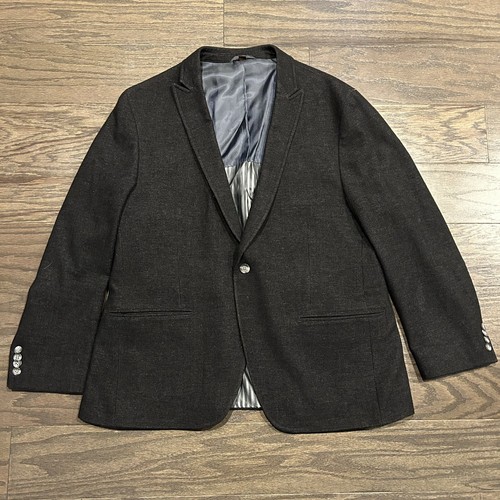 Kroon Mens Single Button Blazer Sport Coat Casual Jacket Size 44S Wool Cashmere - Picture 3 of 14