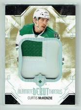 14-15 UD Upper Deck Ultimate Debut Threads  Curtis McKenzie  /100  Rookie  Patch
